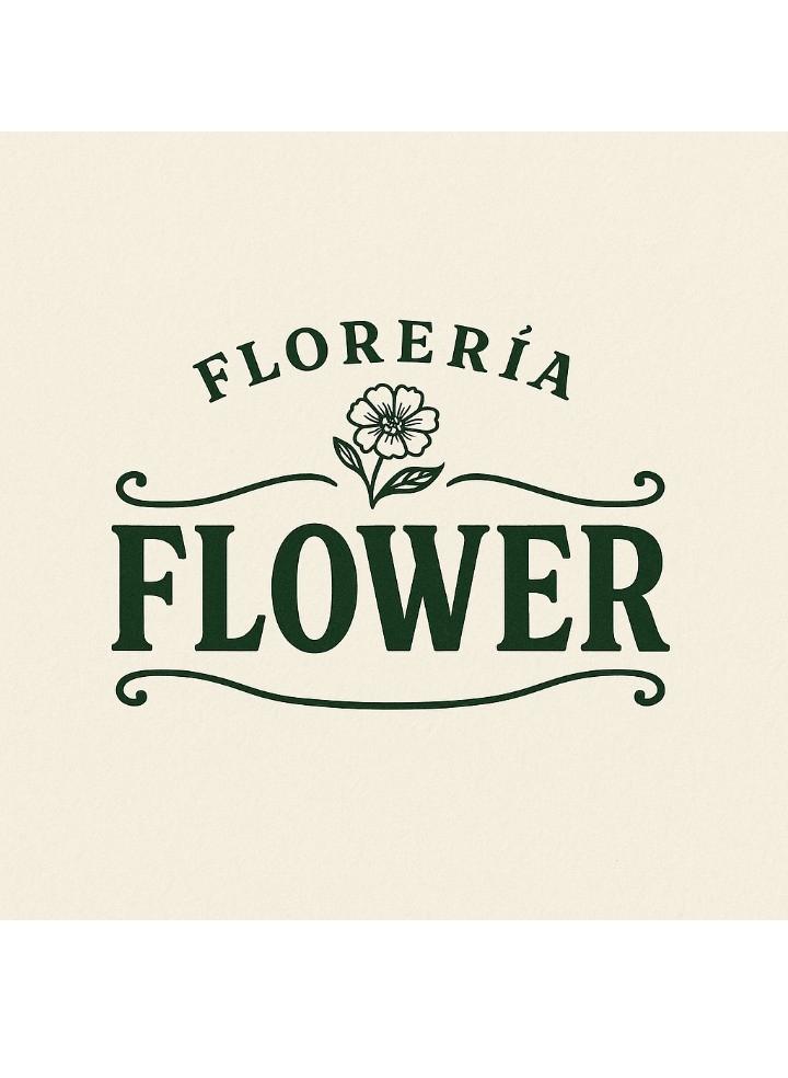Logo Florería Flower